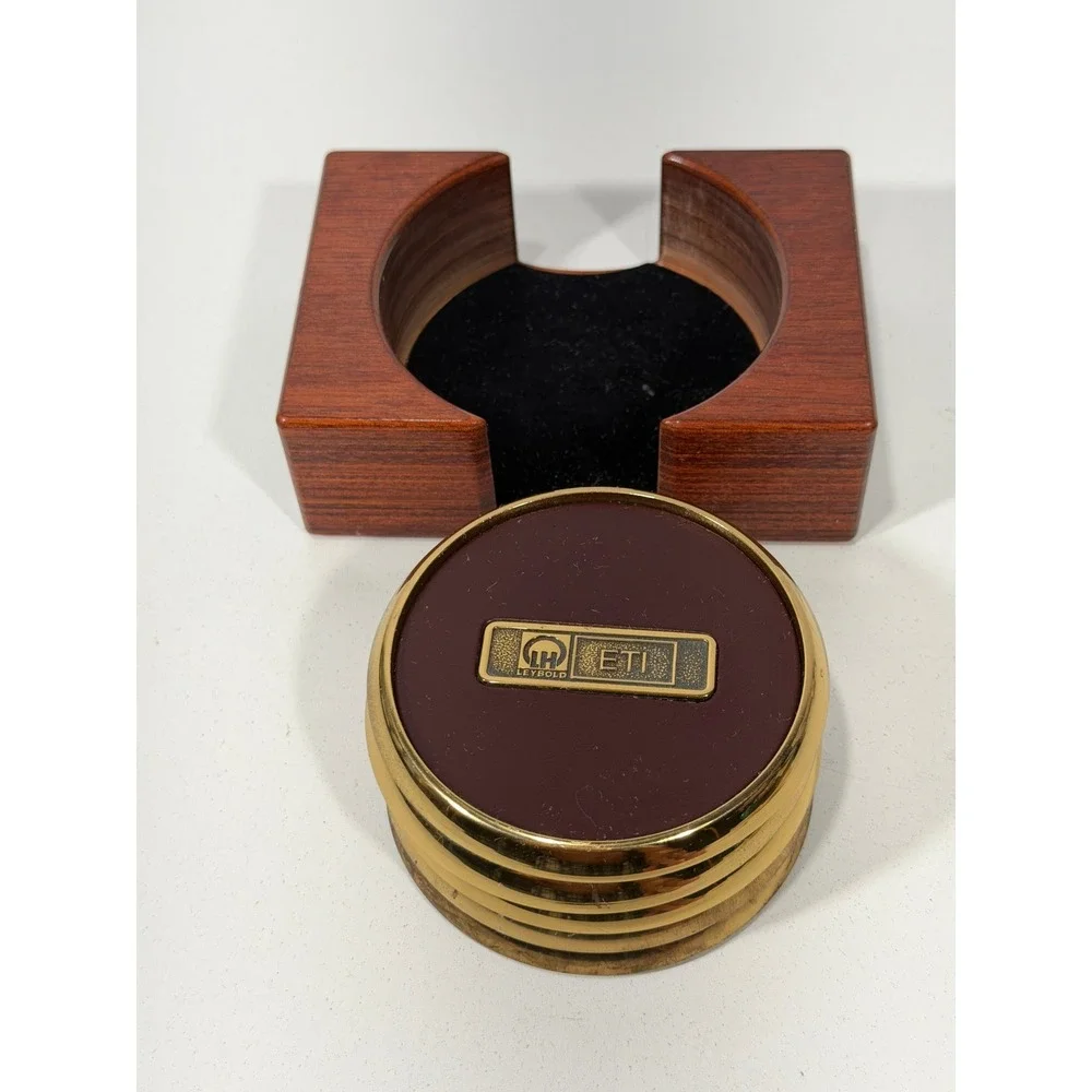 Leybold ETI vintage coaster